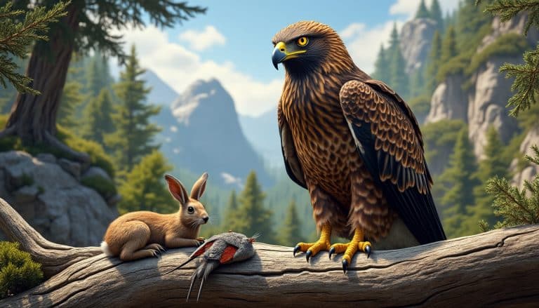 Alimentation d'un rapace : les besoins réels