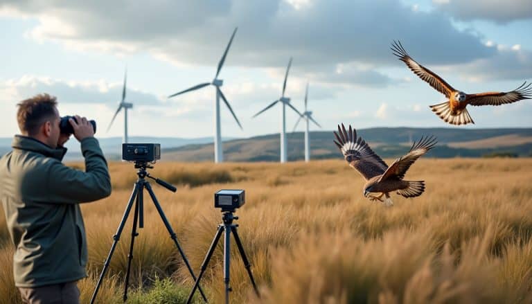 Éoliennes et rapaces : ce que les études mesurent